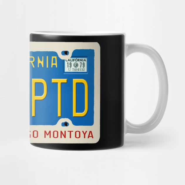 Princess Bride Inigo Montoya's License Plate by RetroZest